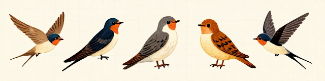 Mauersegler & Schwalben